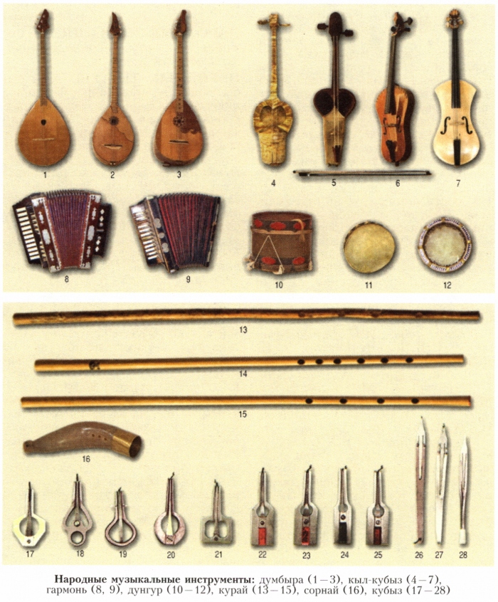 Какие бывают музыкальные инструменты?